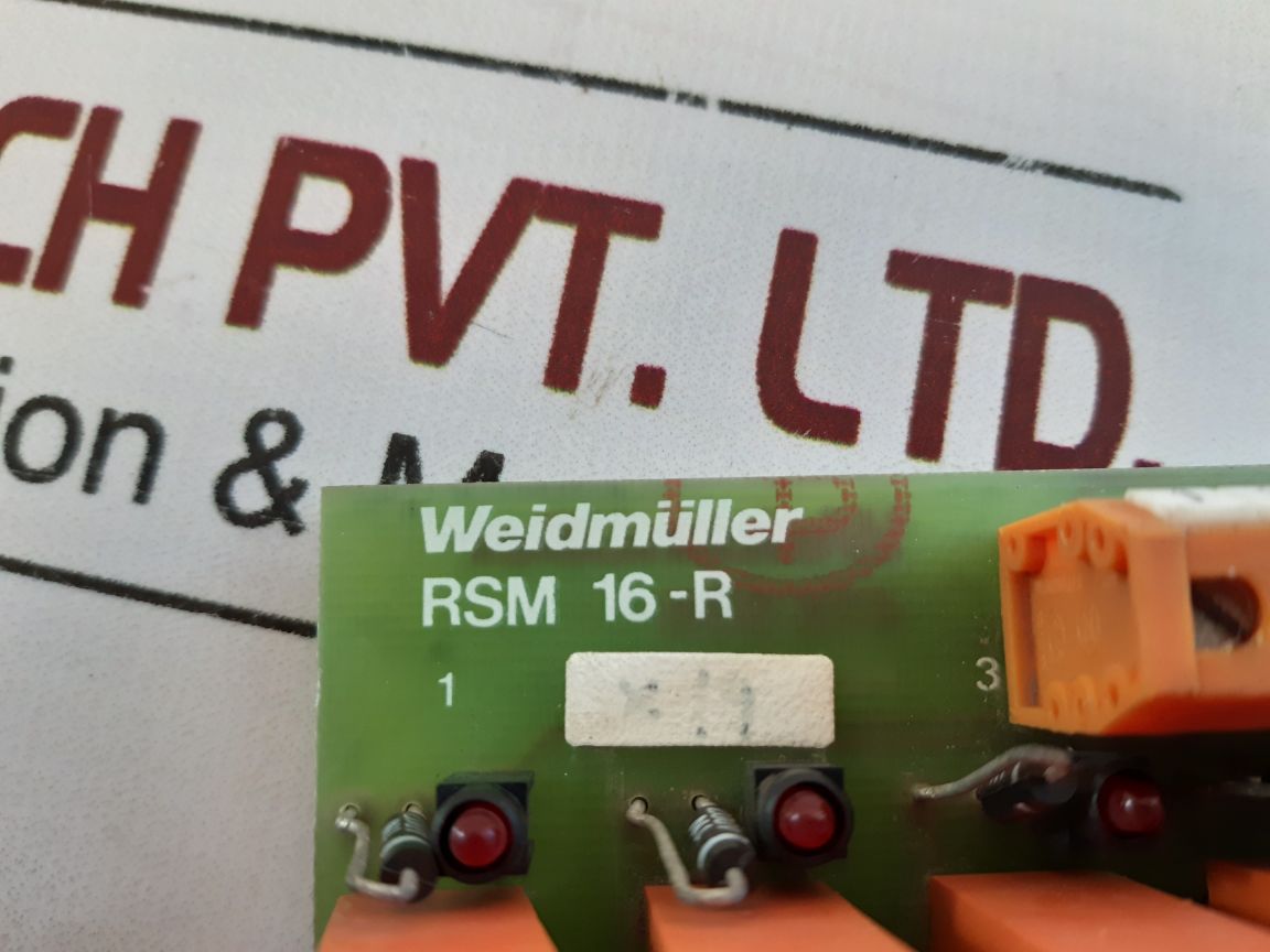 Rsm Module Weidmuller Rsm 16-r Relay Module – Aeliya Marine Tech