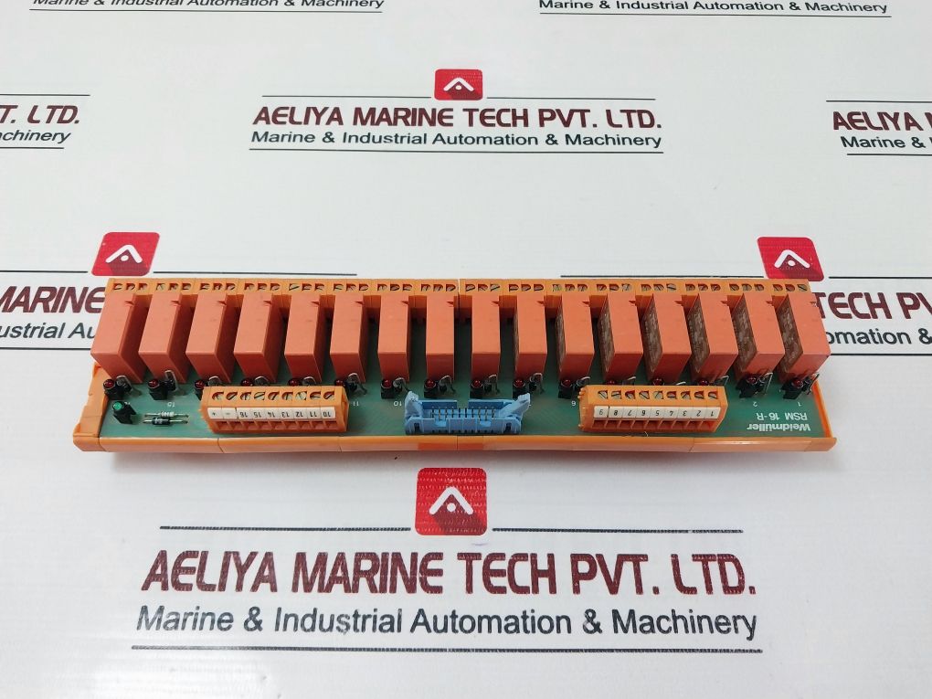 Weidmuller Rsm 16-r Relay Connector Module