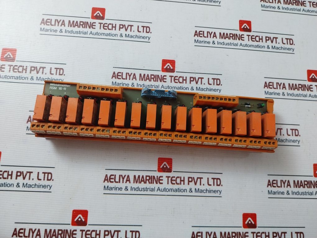 Weidmuller Rsm 16-r Relay Connector Module 24Vdc