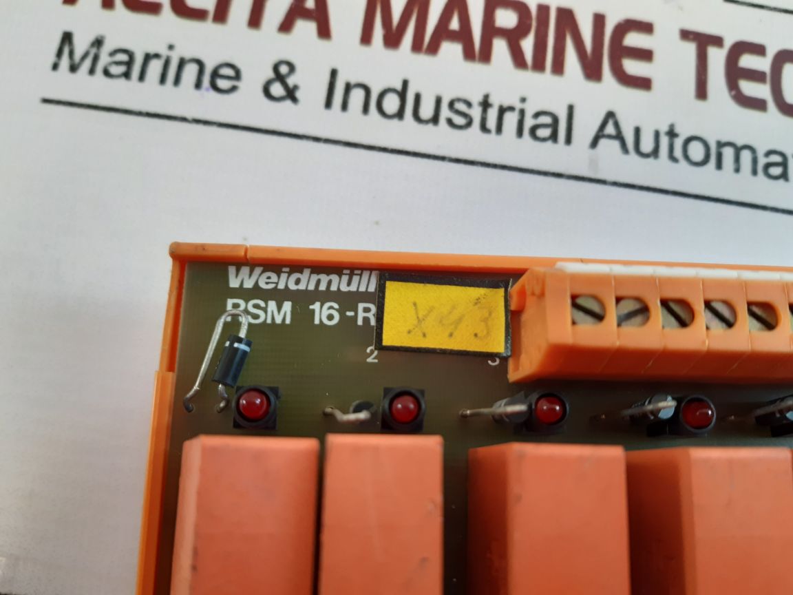 Weidmuller Rsm 805073 Relay Module