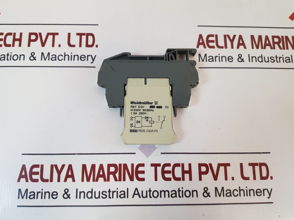 Set Of 3X Weidmuller Rst Eg7 Relay Coupler