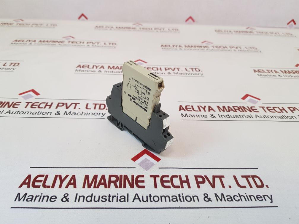 Set Of 3X Weidmuller Rst Eg7 Relay Coupler