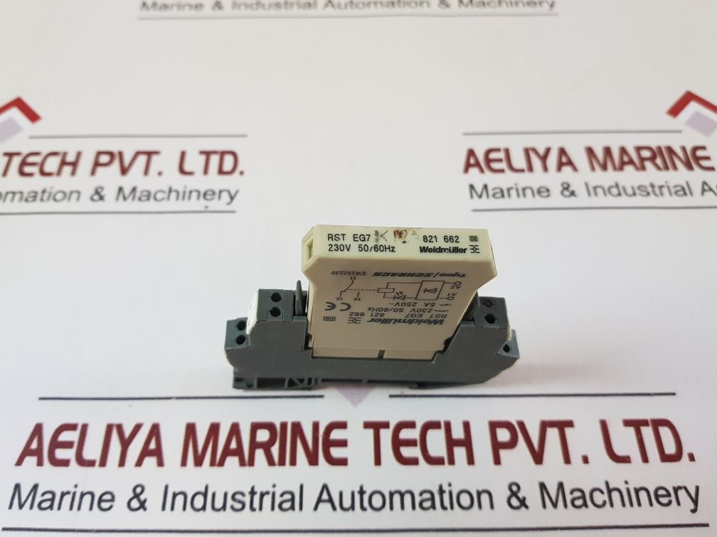 Set Of 2X Weidmuller Rst Eg7 Relay Coupler
