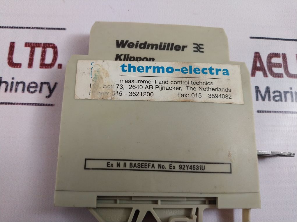 Weidmuller S924Ac Zener Safety Barrier Ex 92C2532