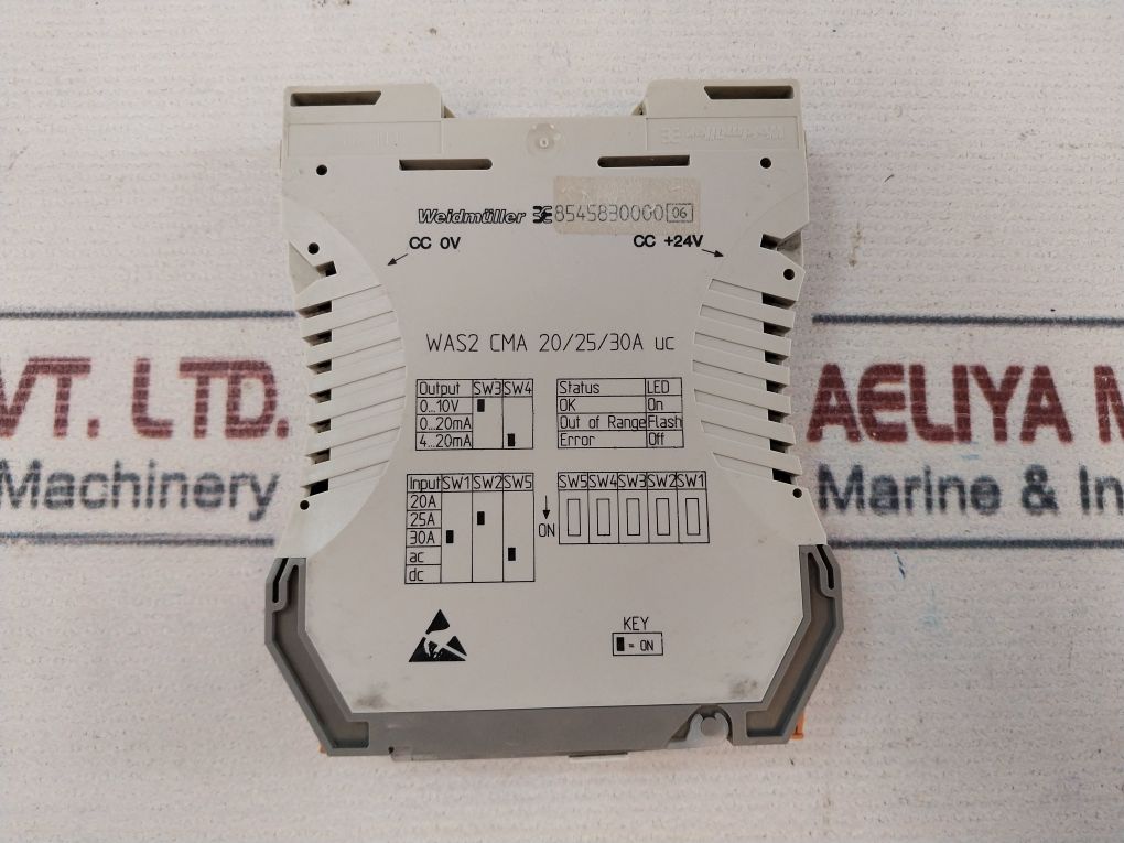 Weidmuller Was2 Cma 20/25/30A Uc Signal Conditioner Relay +24V