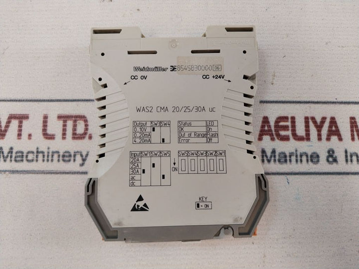 Weidmuller Was2 Cma 20/25/30A Uc Signal Conditioner Relay +24V