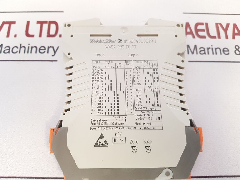 Weidmuller Was4 Pro Dc/Dc Signal Conditioner 8560740000 06