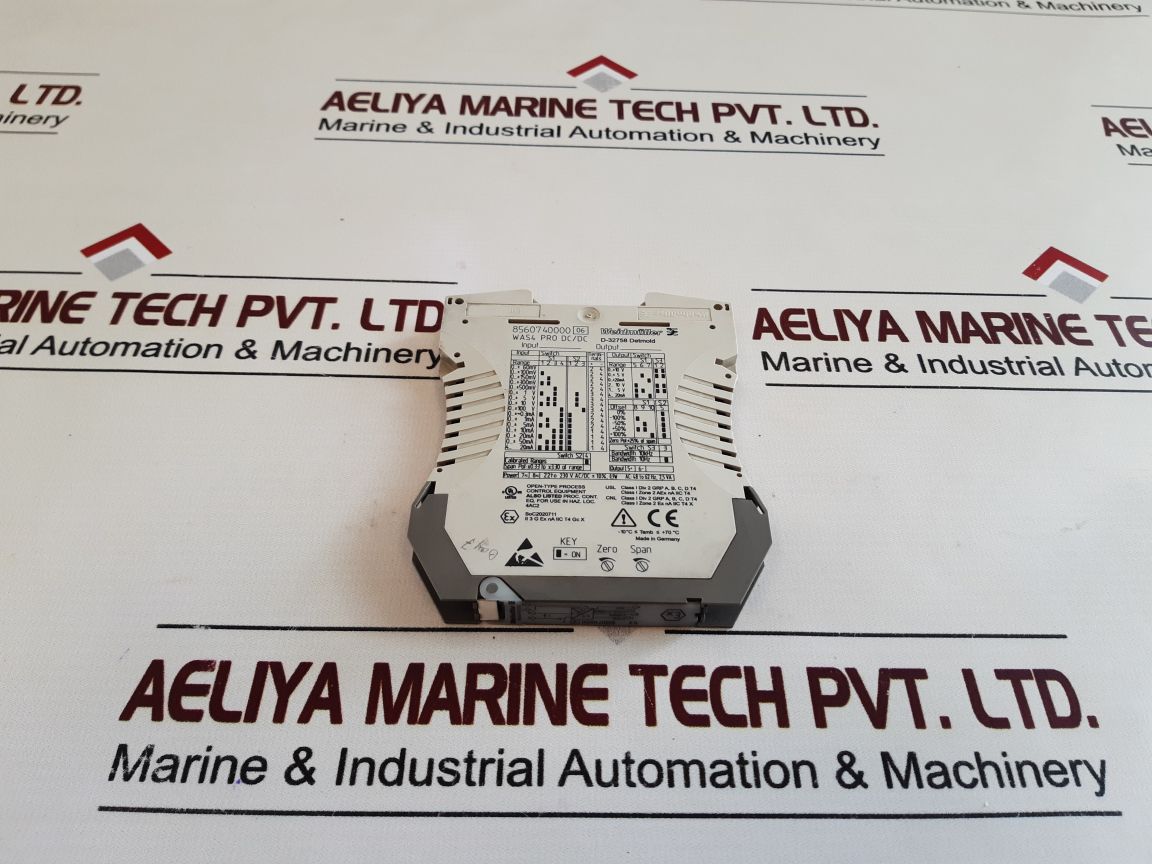 Weidmuller 8560740000 Was4 Pro Dc/Dc Signal Isolator