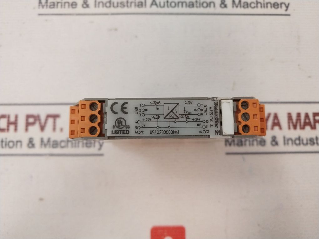 Weidmuller Was5 Cvc Dc Isolation Amplifier