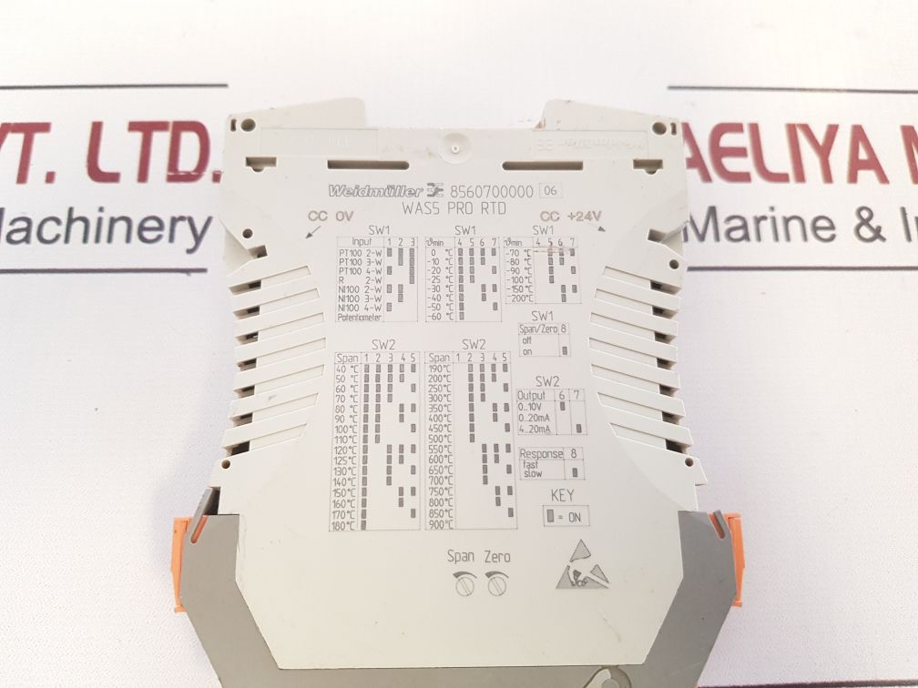 Weidmuller Was5 Pro Rtd Signal Isolator Converter