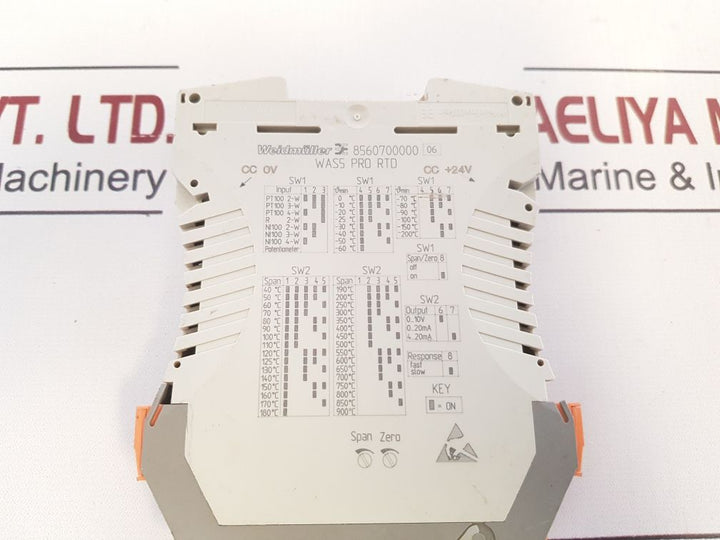 Weidmuller Was5 Pro Rtd Signal Isolator Converter
