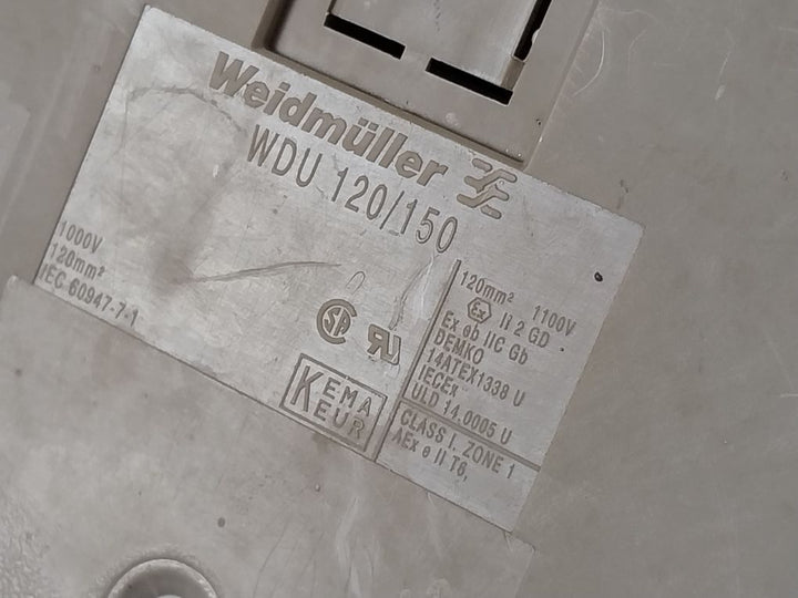 Weidmuller Wdu 120/150 Terminal Block