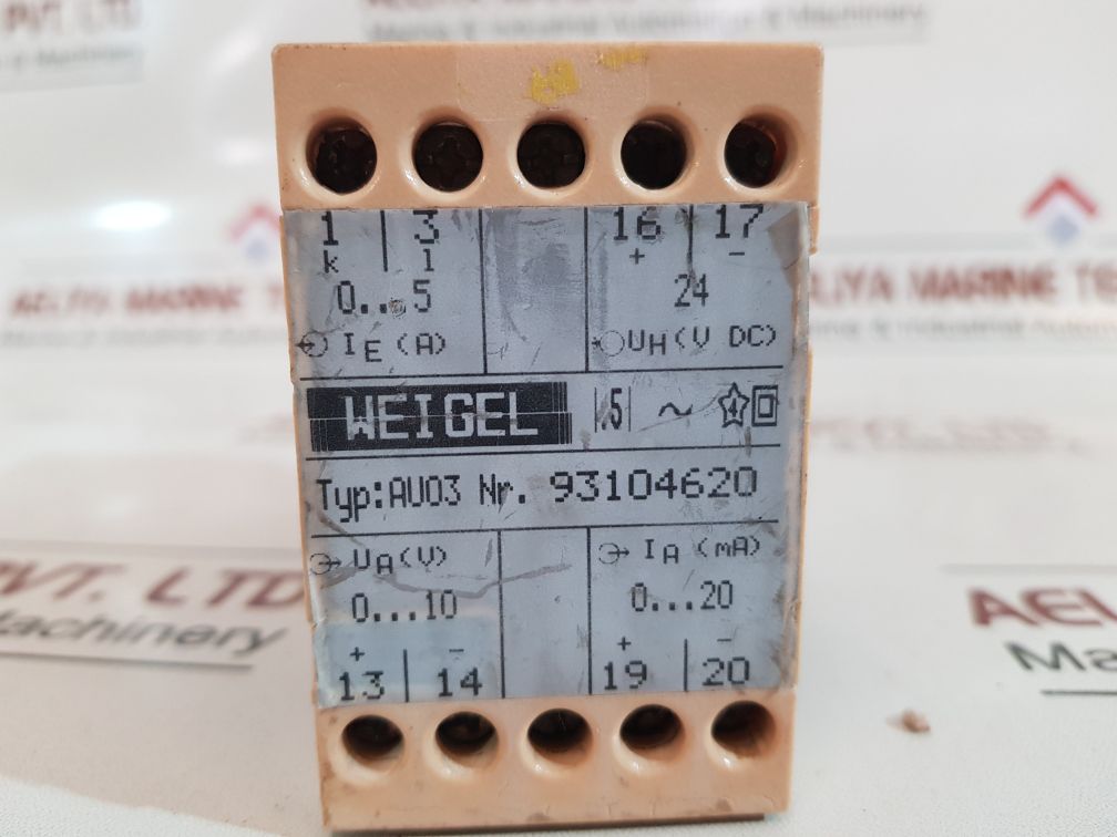 Weigel Au03 Relay 93104620