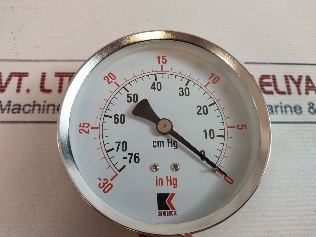 Weike -76Cmhg/-30Inhg-0 Dry Pressure Gauge