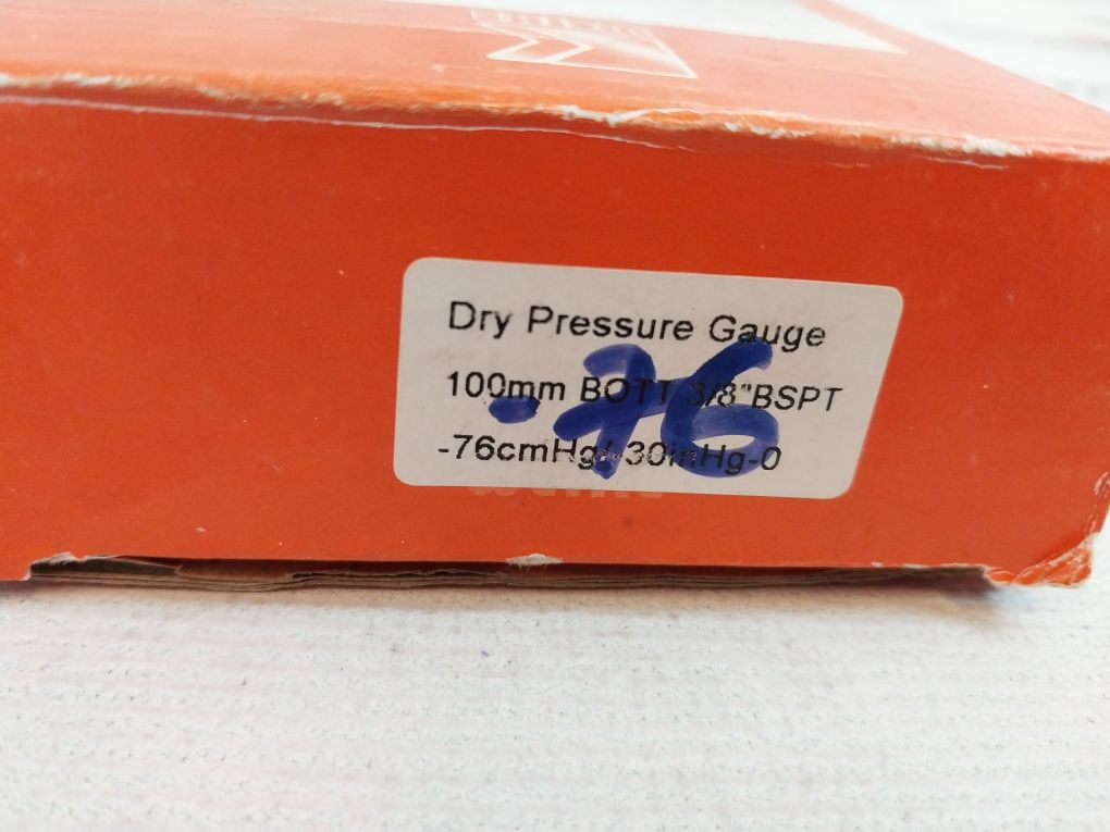 Weike -76Cmhg/-30Inhg-0 Dry Pressure Gauge