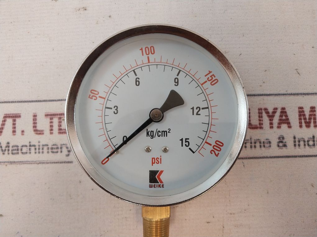 Weike 0-200 Psi Pressure Gauge