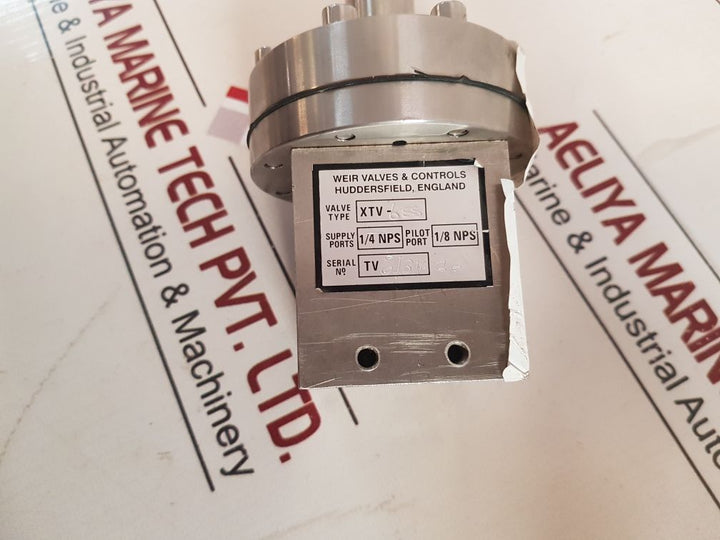 Weir Xtv-6Ss Pilot Batley Valve