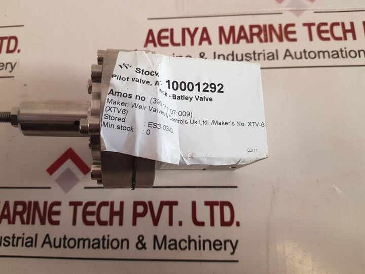 Weir Xtv-6Ss Pilot Batley Valve