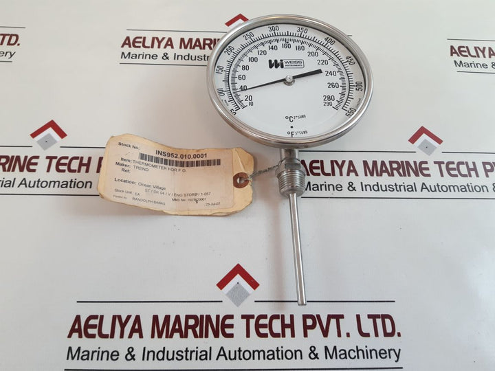 Weiss Instruments Cr5034E Thermometer 10-290°C²° Subd 50-550°F⁵° Subd
