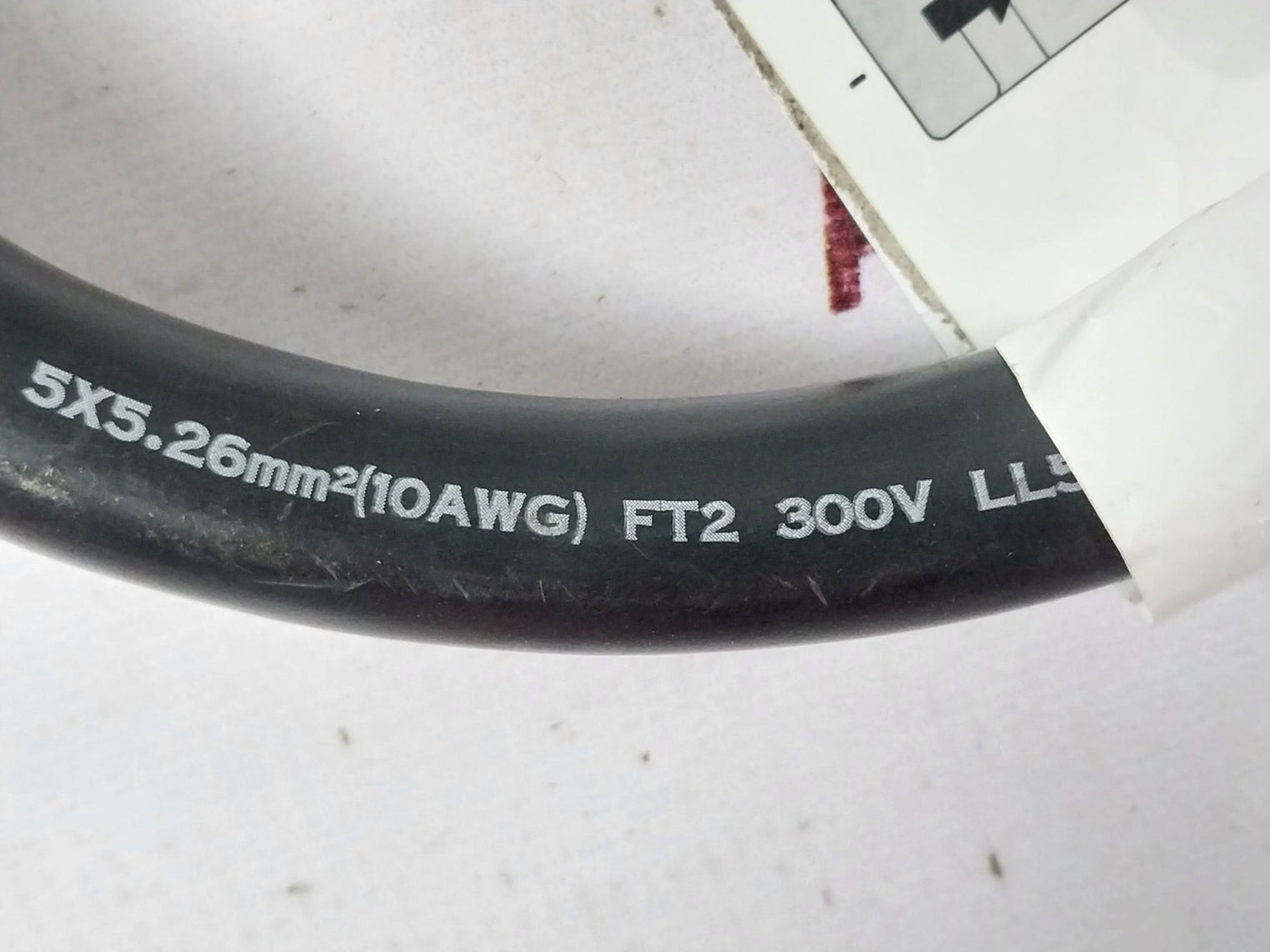 Well Shin Ppc-25P-5Al Battery Cable 30A 250V