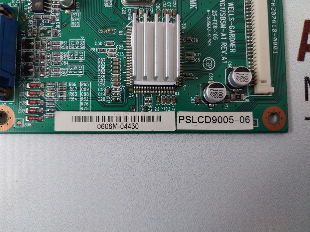 Wells-gardner Wg17Sbsm-a1 Ad-board Rev. A1