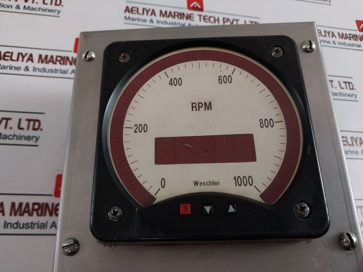 Weschler Bg241 Bargraph Meter 24 Vdc 0-1000 Rpm
