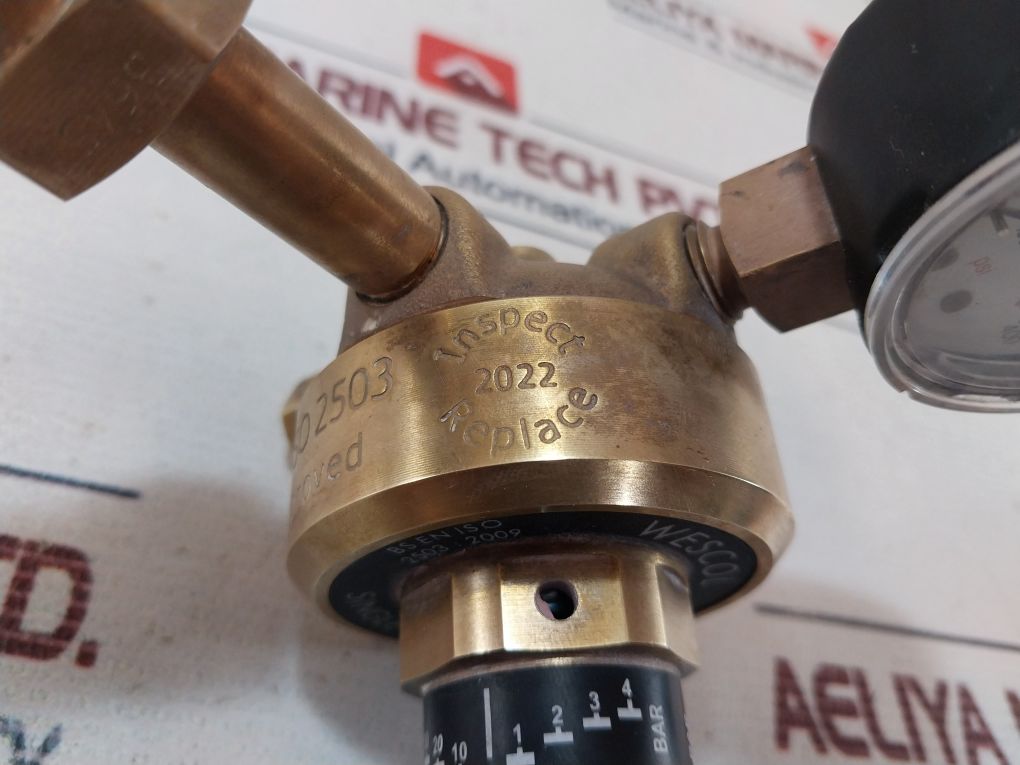 Wescol 3.5 Single Stage Regulator 0-6000 Psi