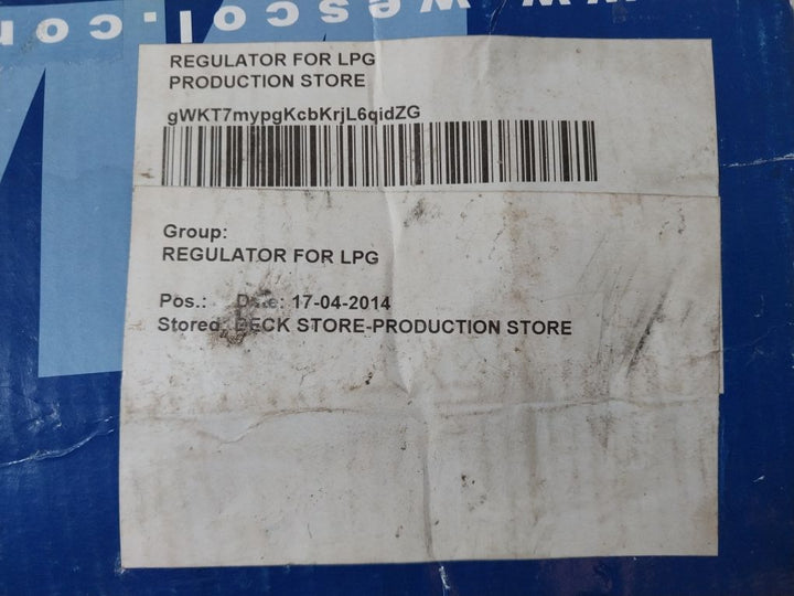 Wescol 0101-140 Single Stage Regulator Ss P 3.5 2G Se
