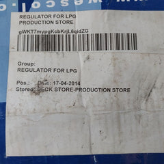 Wescol 0101-140 Single Stage Regulator Ss P 3.5 2G Se