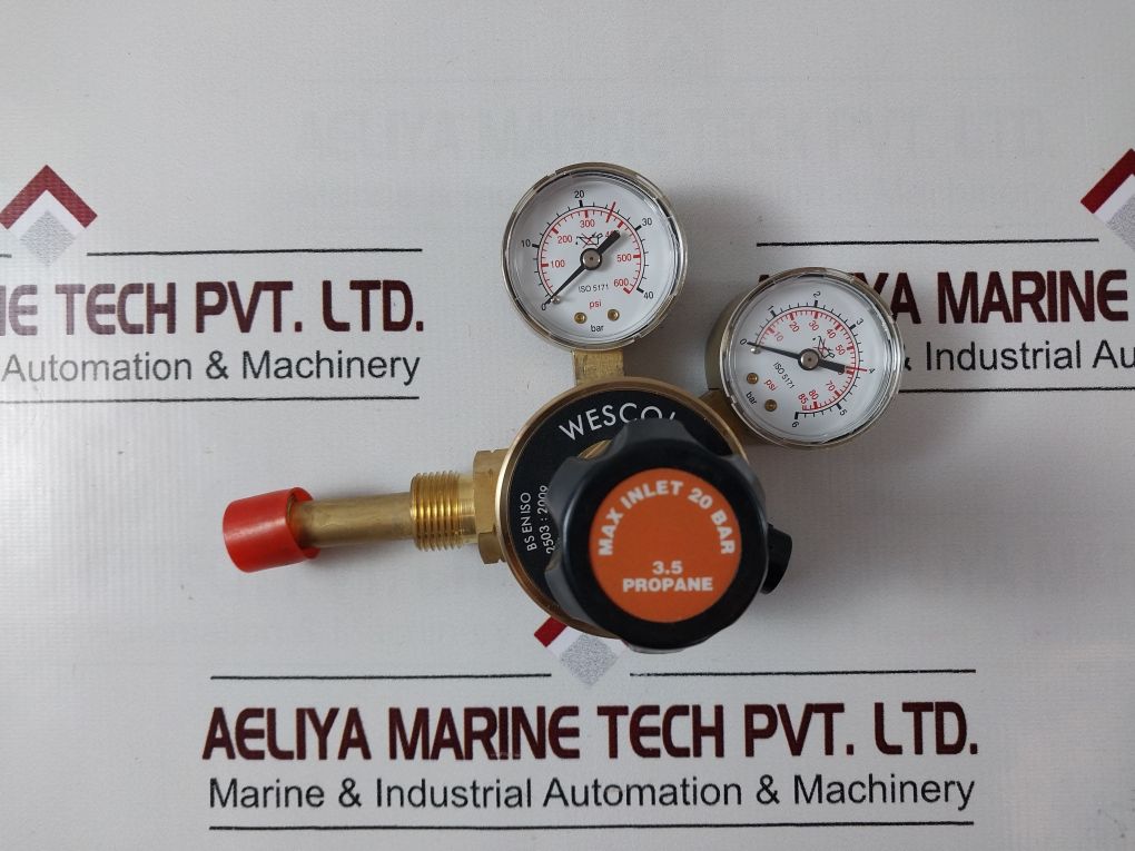 Wescol 0101-140 Single Stage Regulator Ss P 3.5 2G Se