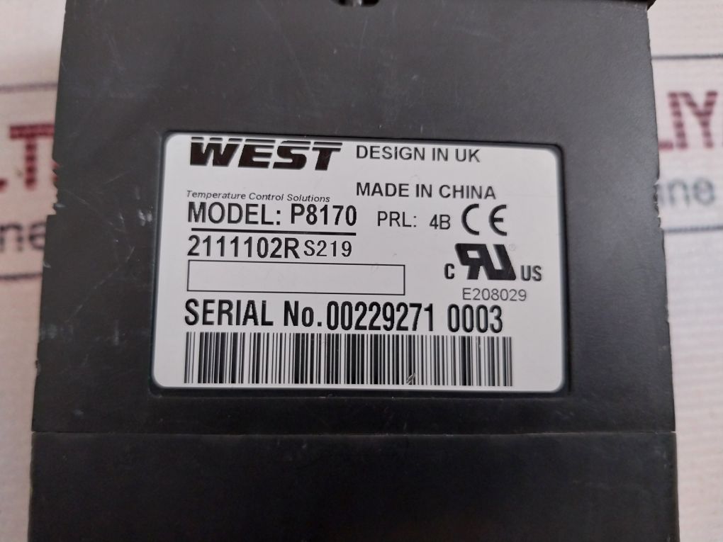 West 8170+ Single Loop Temperature Controller