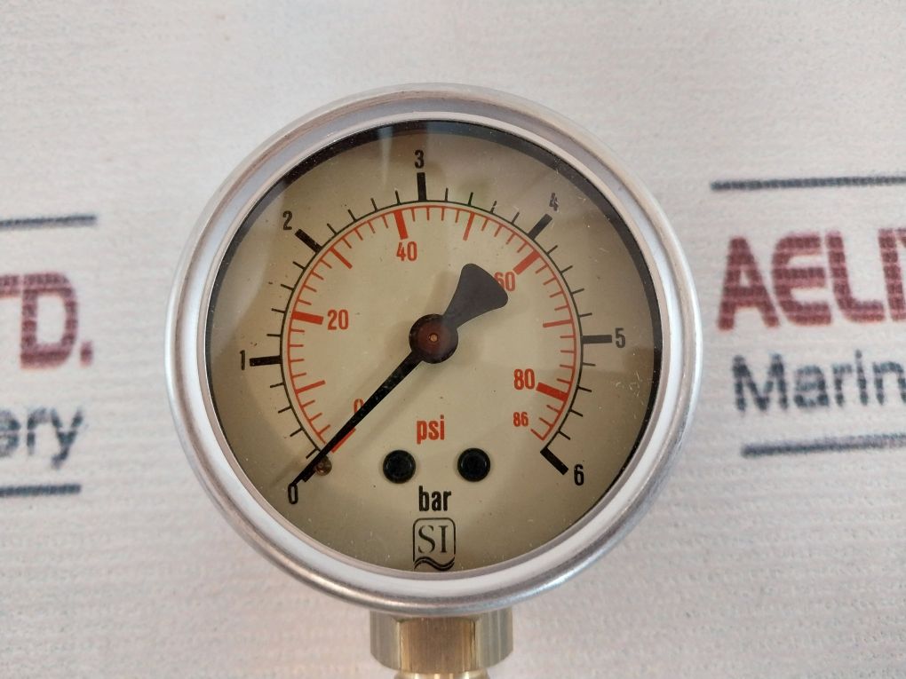 Westberg 0-86 Psi Pressure Gauge