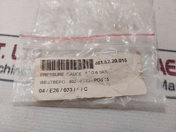 Westberg 0-86 Psi Pressure Gauge
