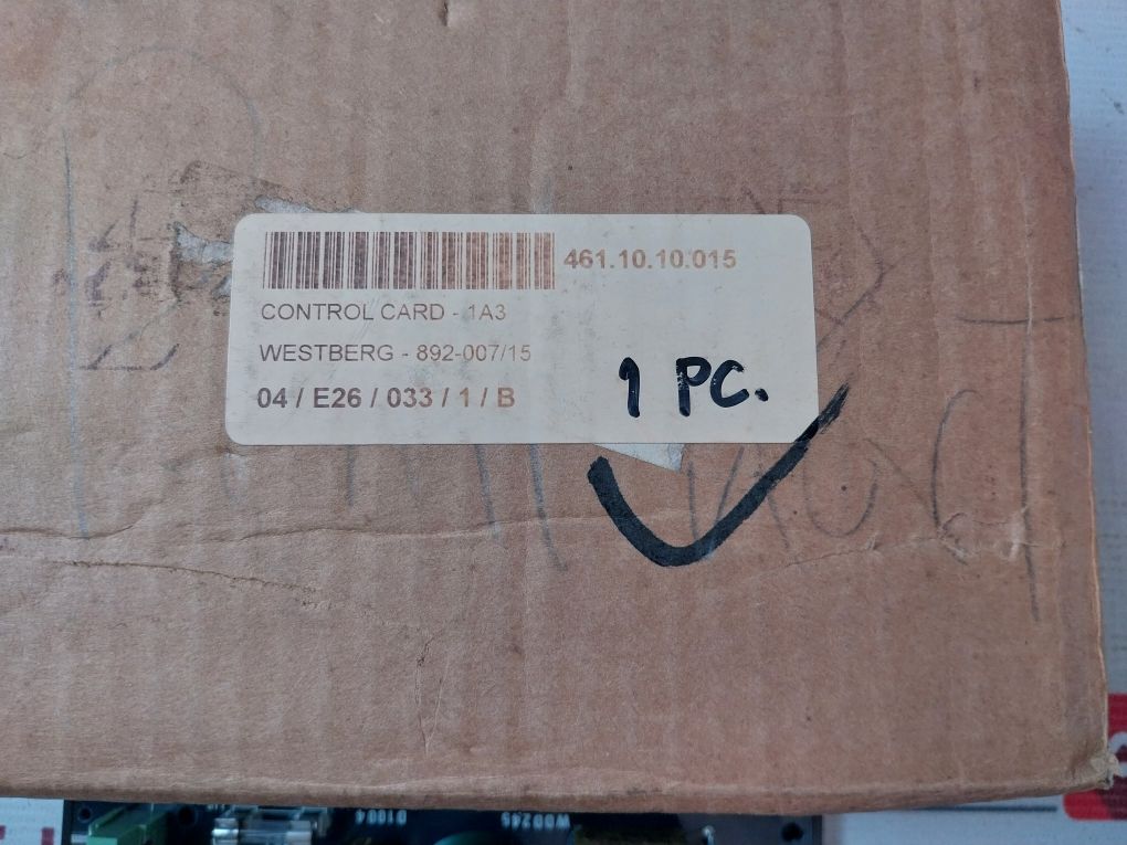 Westberg 892-007/15 Control Card