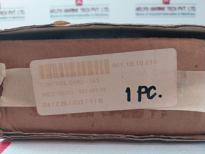 Westberg 892-007/15 Control Card