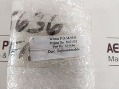 Westec 625636 Keyboard Module