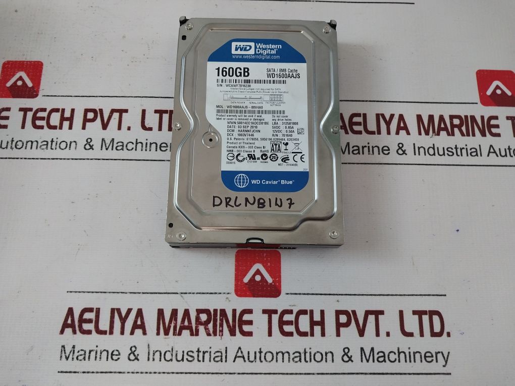 Western Digital Wd1600Aajs-00V4A0 Hard Drive