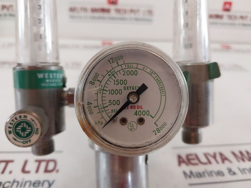 Western Medica Sa-479 Gas Regulator With Oxygen Flow Meter