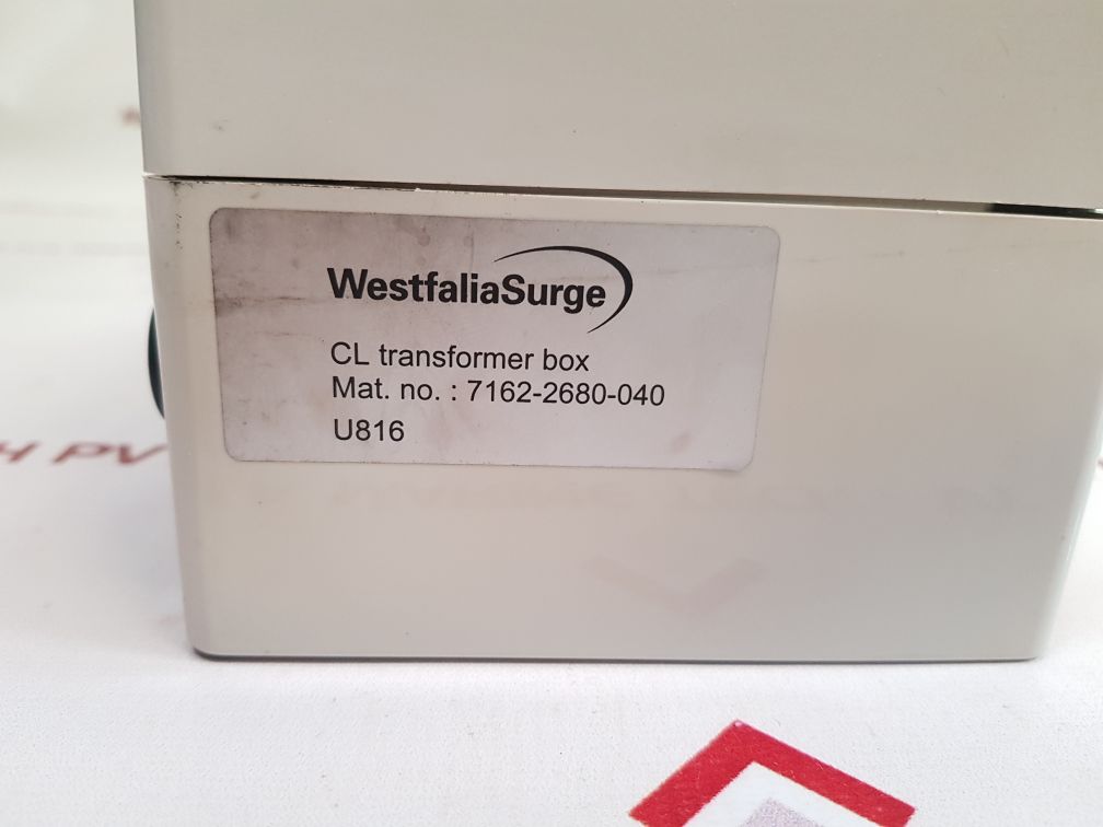 Westfaliasurge Cl Transformer Box With On-tech V35-09A-400 Power Supply