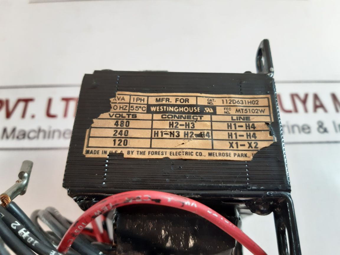 Westinghouse 112d631h02 transformer