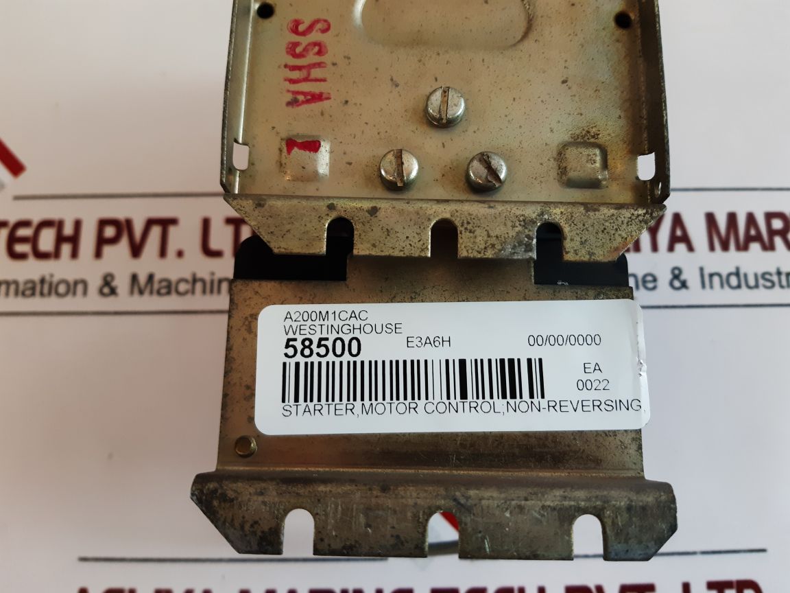 Westinghouse A200M1Cac Motor Control Starter