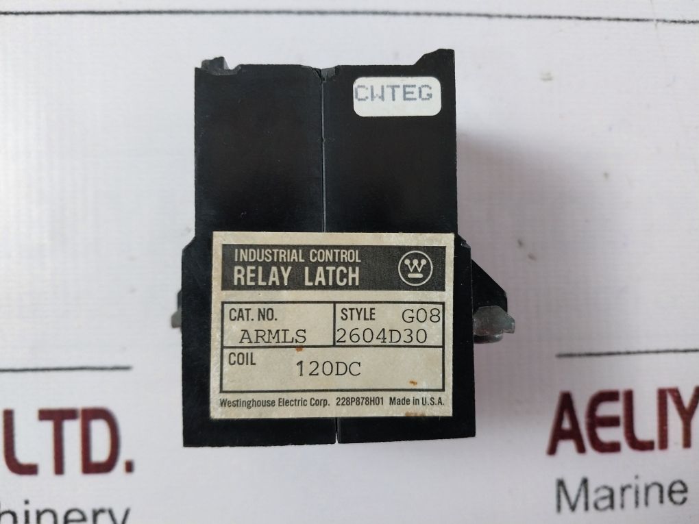Westinghouse Armls Relay Latch 2604D30