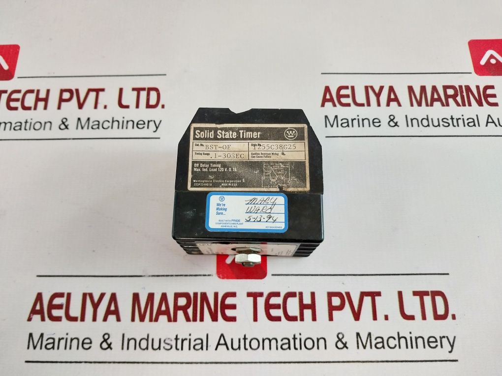 Westinghouse Bst-of Solid State Timer