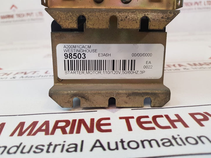 Westinghouse Electric A200M1Cacm Motor Starter