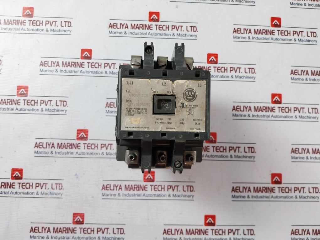 Westinghouse Electric A200M3Cxm Coil Contactor 90 Amps