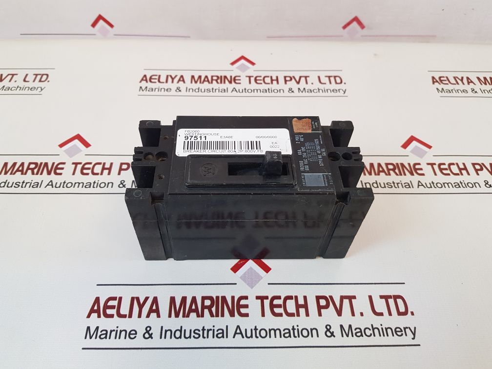 Westinghouse Fb2060 60A Circuit Breaker