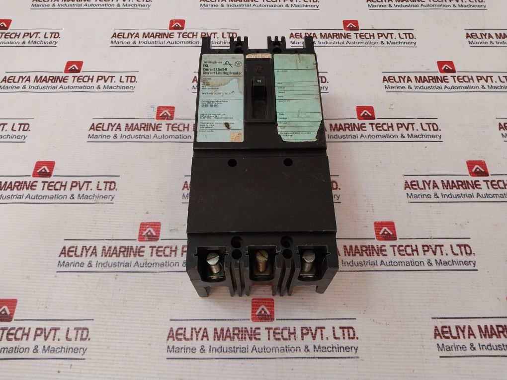 Westinghouse Fcl3100L Current Limiting Breaker 480V Ac 100 Amp 3 Pole Unit