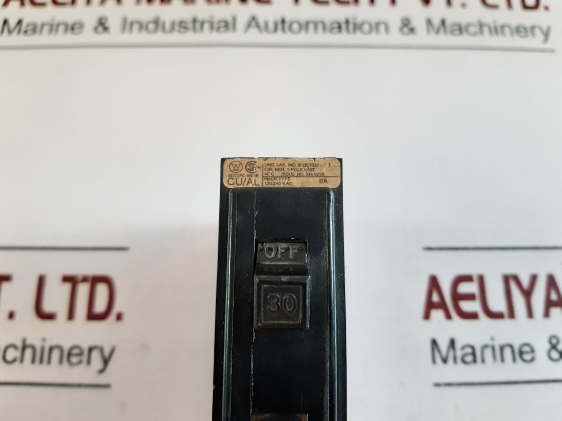 Westinghouse Hacr 1 Pole Circuit Breaker