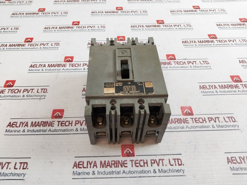 Westinghouse Hfb3015 Circuit Breaker 15A 3 Pole Unit
