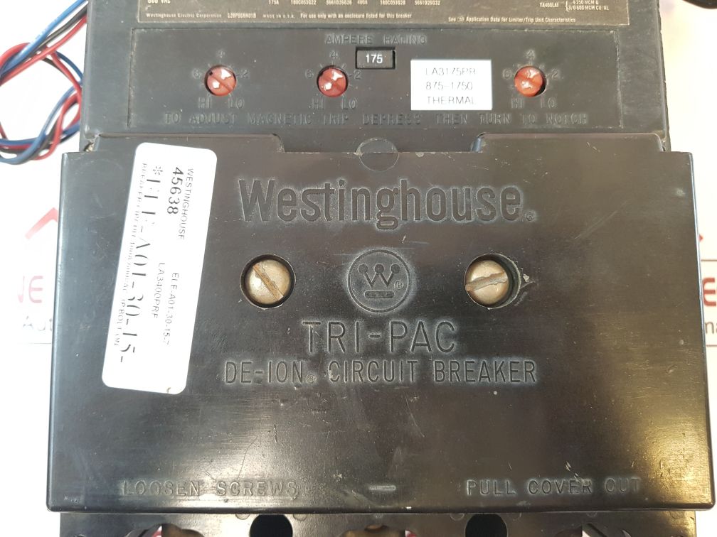 Westinghouse La3400Prf Circuit Breaker